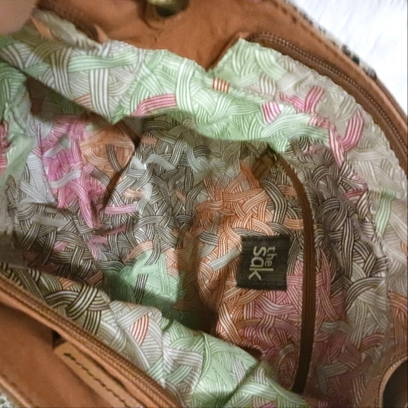 The SAK Genuine Leather Patchwork Hobo Purse - Picture 10 of 10